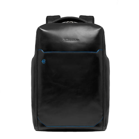 Piquadro - Zaino Porta PC Blue Square 14" Nero CA6591B2 N | Italystation.com Shop Now at italystation.com