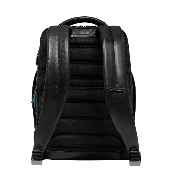 Piquadro - Zaino Porta PC Blue Square 14" Nero CA6591B2 N | Italystation.com Shop Now at italystation.com