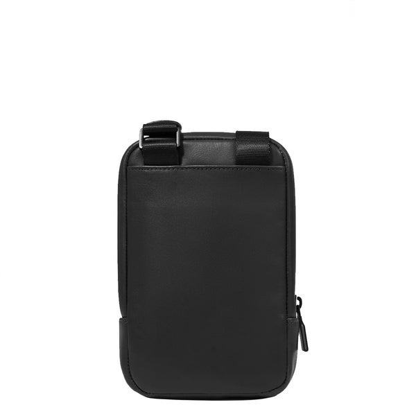Piquadro - Tracolla Porta Cellulare Liko Nero AC6546W131R | Italystation.com Shop Now at italystation.com