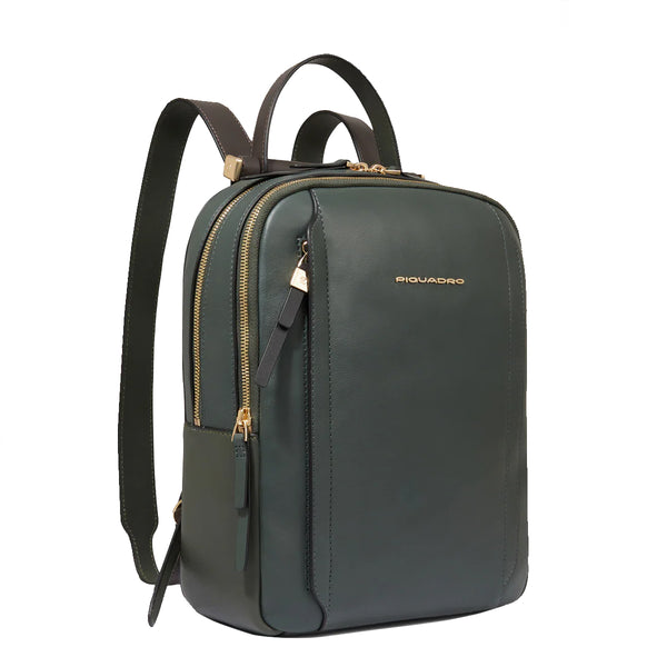 Piquadro - Zaino Circle Porta PC 12.9" Verde Verde2 CA5566W | Italystation.com Shop Now at italystation.com