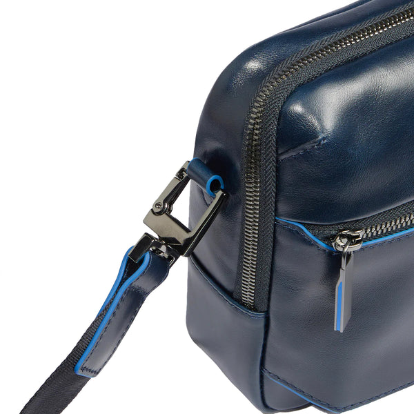 Piquadro - Tracolla Orizzontale Blue Square Blu2 CA6588B2 | Italystation.com Shop Now at italystation.com