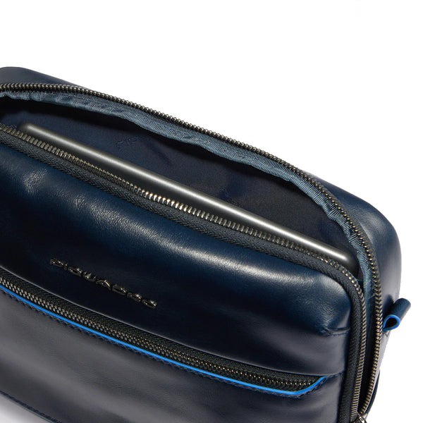 Piquadro - Tracolla Orizzontale Blue Square Blu2 CA6588B2 | Italystation.com Shop Now at italystation.com