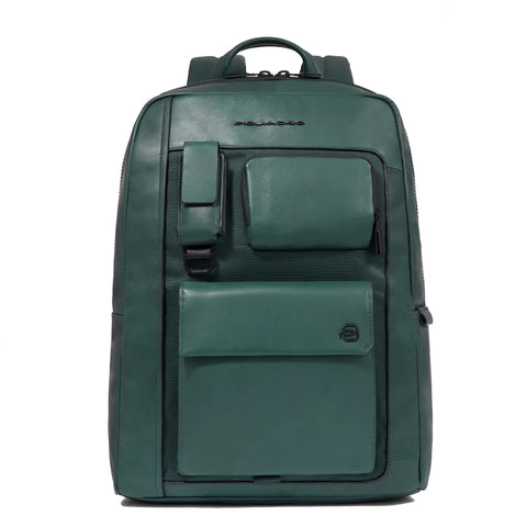 Piquadro - Zaino Liko Porta PC 14" Verde CA6442W131 VERDE | Italystation.com Shop Now at italystation.com