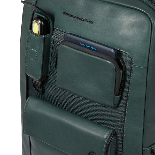 Piquadro - Zaino Liko Porta PC 14" Verde CA6442W131 VERDE | Italystation.com Shop Now at italystation.com