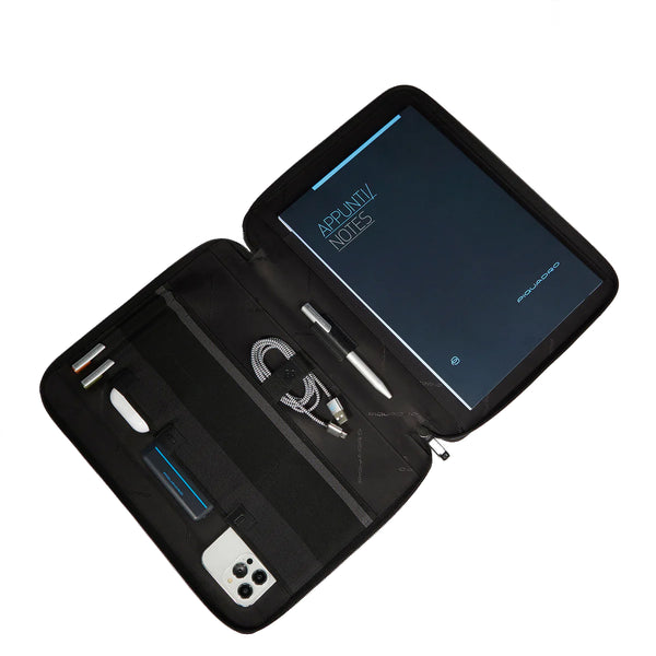 Piquadro - Portablocco Zip Around Nevet Nero PB5448W132 N | Italystation.com Shop Now at italystation.com