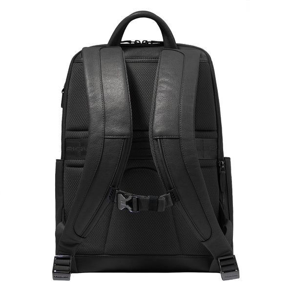 Piquadro - Zaino Porta PC Black Square 14" Nero CA6501B3 | Italystation.com Shop Now at italystation.com