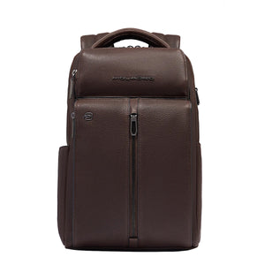 Piquadro - Zaino Hedley Porta PC 13.3" Testa Di Moro CA6449 | Italystation.com Shop Now at italystation.com