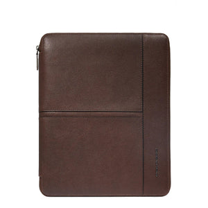 Piquadro - Portablocco Zip Around Hedley Testa Di Moro PB54 | Italystation.com Shop Now at italystation.com