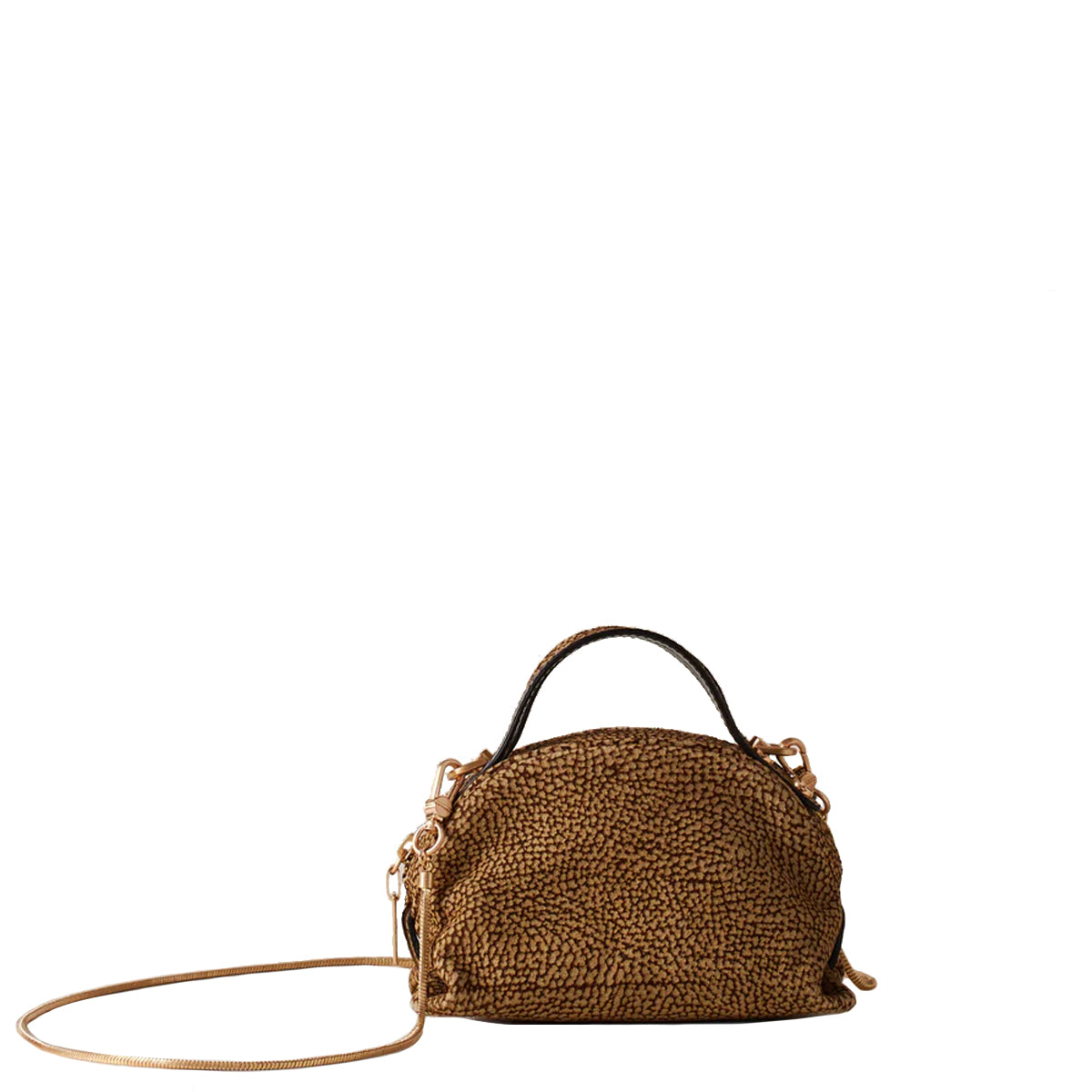 Borbonese - Mini Sexy OP Naturale Bowling Bag - 923328684 - OP/NATURALE