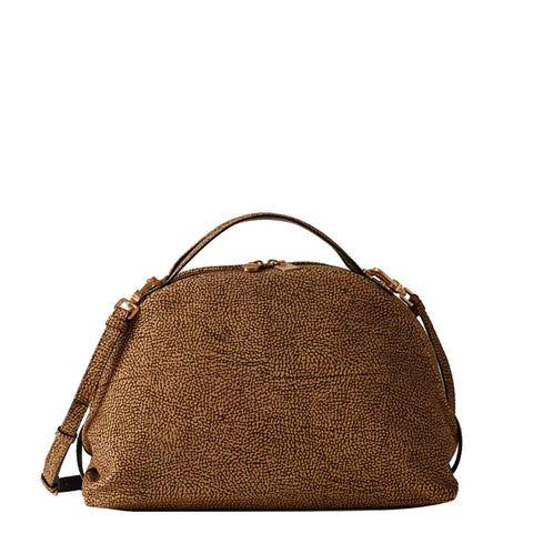 Borbonese - Sexy Medium OP Naturale Bowling Bag - 923330684 - OP/NATURALE