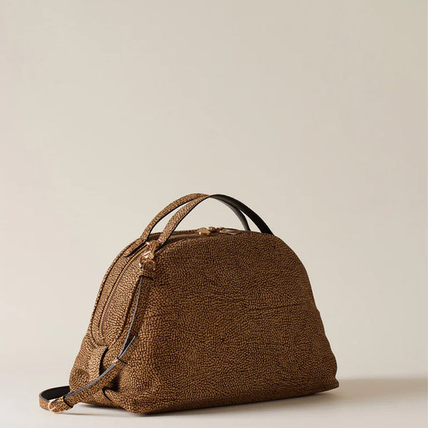 Borbonese - Sexy Medium OP Naturale Bowling Bag - 923330684 - OP/NATURALE
