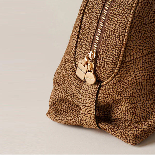 Borbonese - Sexy Medium OP Naturale Bowling Bag - 923330684 - OP/NATURALE