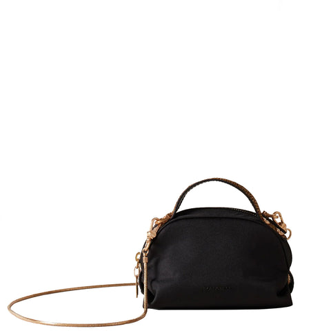 Borbonese - Mini Sexy Bag Nero OP Naturale - 923323AZ1 - NERO/OP/NATURALE