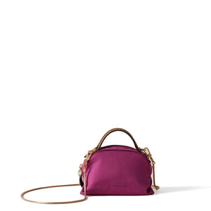Borbonese - Mini Sexy Bag Amarone OP Naturale - 923323AZ1 - AMARONE/OP/NATURALE