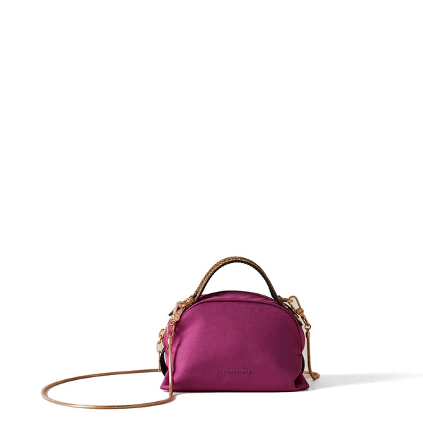 Borbonese - Mini Sexy Bag Amarone OP Naturale - 923323AZ1 - AMARONE/OP/NATURALE