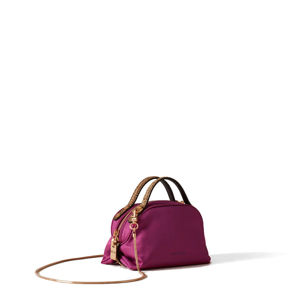 Borbonese - Mini Sexy Bag Amarone OP Naturale - 923323AZ1 - AMARONE/OP/NATURALE
