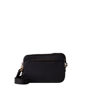 Borbonese - Camera Bag Small Dark Black - 934134I15 - DARK/BLACK
