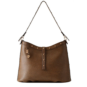 Borbonese - Borsa a spalla Metropole Hobo Medium OP Naturale | Italystation.com Shop Now at italystation.com