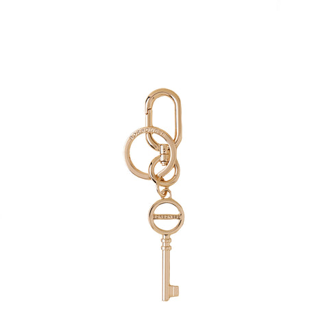 Borbonese - Portachiavi Chiave Oro Chiaro Free 910788150 | Italystation.com Shop Now at italystation.com