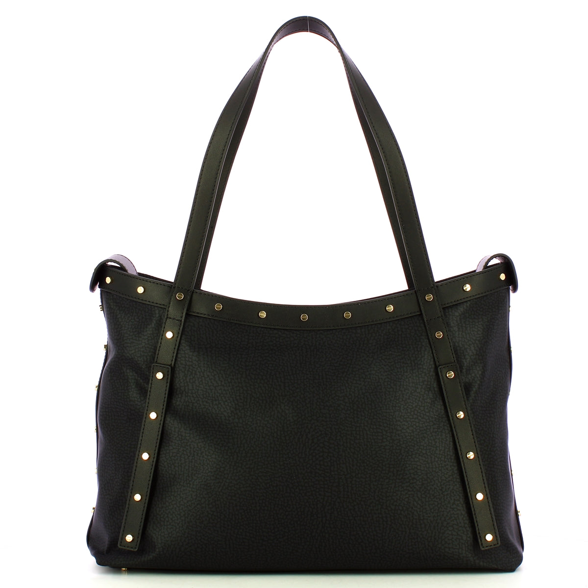 Borbonese - Shopper Large Dark Black - 933256I15 - DARK/BLACK