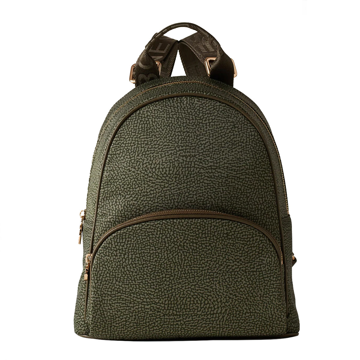 Borbonese - Medium Verde Militare Backpack - 934136I15 - VERDE/MILITARE