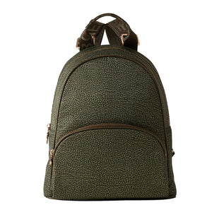 Borbonese - Medium Verde Militare Backpack - 934136I15 - VERDE/MILITARE