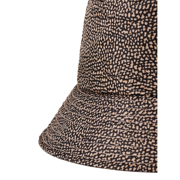 Borbonese - OP Naturale Nero fabric Bucket Hat - 6DP095X95 - OP/NATURALE/NERO