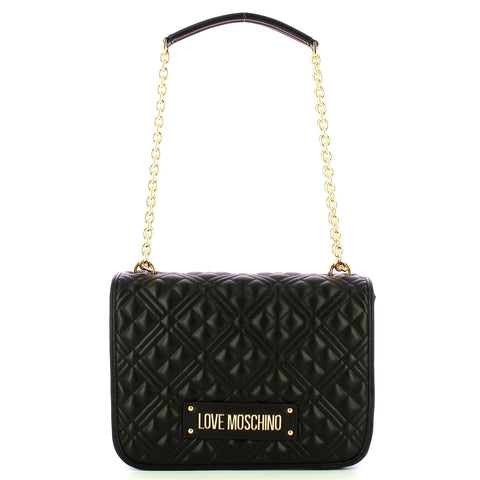 Love Moschino - Borsa a spalla Quilted Vino - JC4000PP1L - NERO