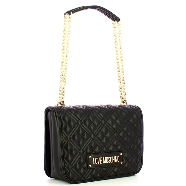 Love Moschino - Borsa a spalla Quilted Vino - JC4000PP1L - NERO