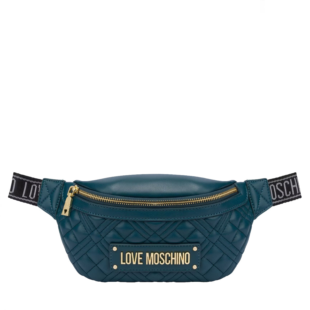 Love Moschino Love moschino - marsupio quilted smeraldo - jc4003pp1l - | Italystation.com - Shop Now at italystation.com