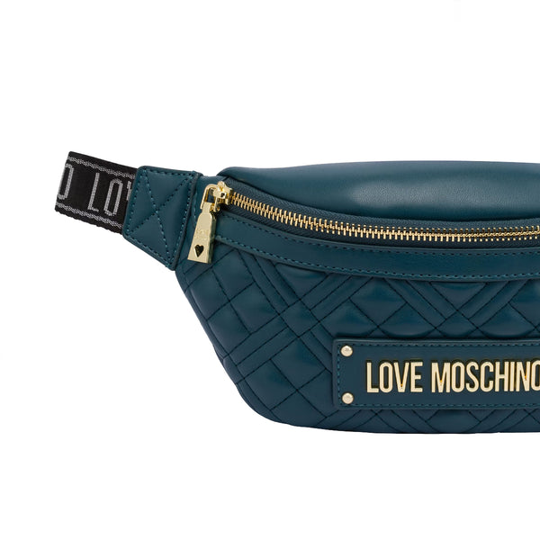 Love Moschino Love moschino - marsupio quilted smeraldo - jc4003pp1l - | Italystation.com - Shop Now at italystation.com