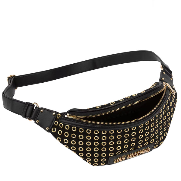 Love Moschino Love moschino - marsupio glam up nero - jc4060pp1l - ner | Italystation.com - Shop Now at italystation.com