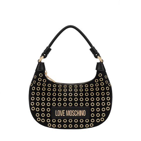 Love Moschino Love moschino - hobo bag mini glam up nero - jc4058pp1l  | Italystation.com - Shop Now at italystation.com