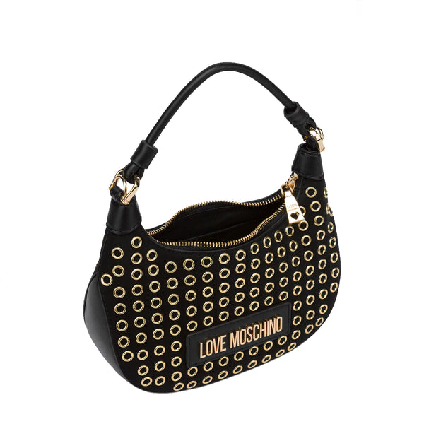 Love Moschino Love moschino - hobo bag mini glam up nero - jc4058pp1l  | Italystation.com - Shop Now at italystation.com