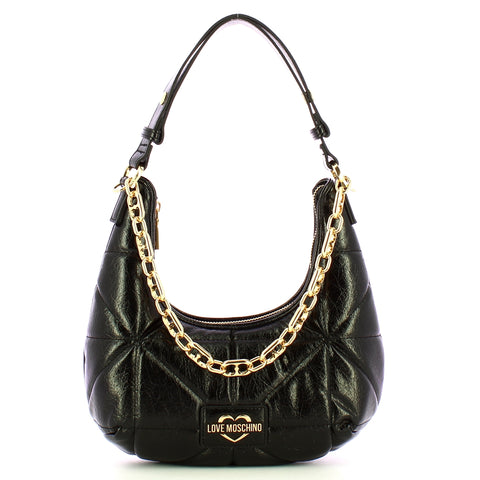 Love Moschino Love moschino - sottospalla geometric quilted nero - jc4 | Italystation.com - Shop Now at italystation.com