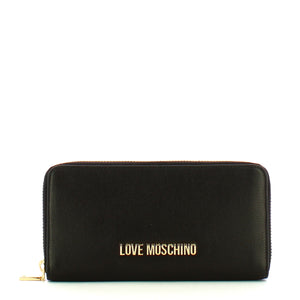 Love Moschino - Portafoglio Logo Large Zip Around Nero - JC5700PP1L - NERO