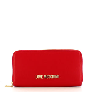 Love Moschino - Portafoglio Logo Large Zip Around Rosso - JC5700PP1L - ROSSO