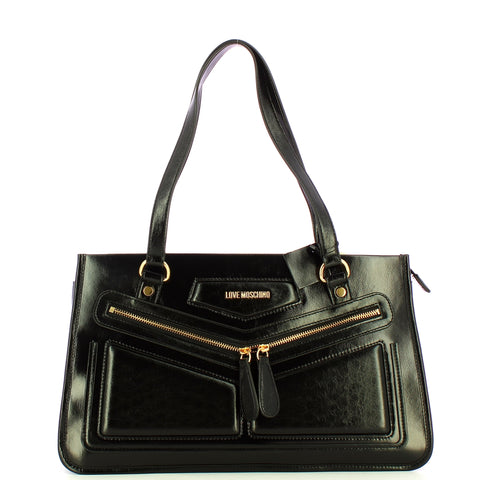 Love Moschino - Borsa a spalla Small Nero JC4353PP0L | Italystation.com Shop Now at italystation.com