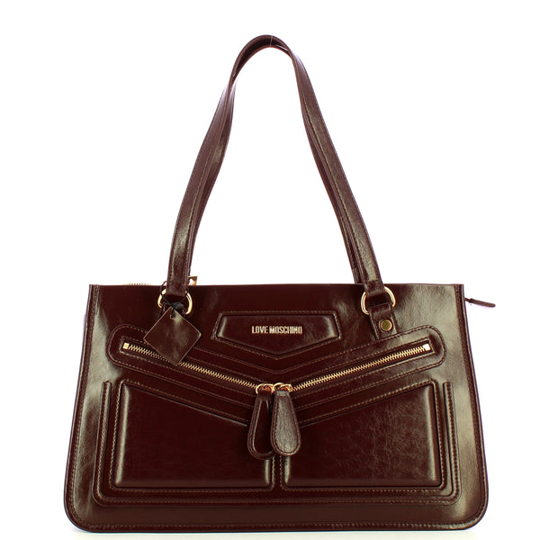 Love Moschino - Borsa a spalla Small Testa Moro JC4353 | Italystation.com Shop Now at italystation.com