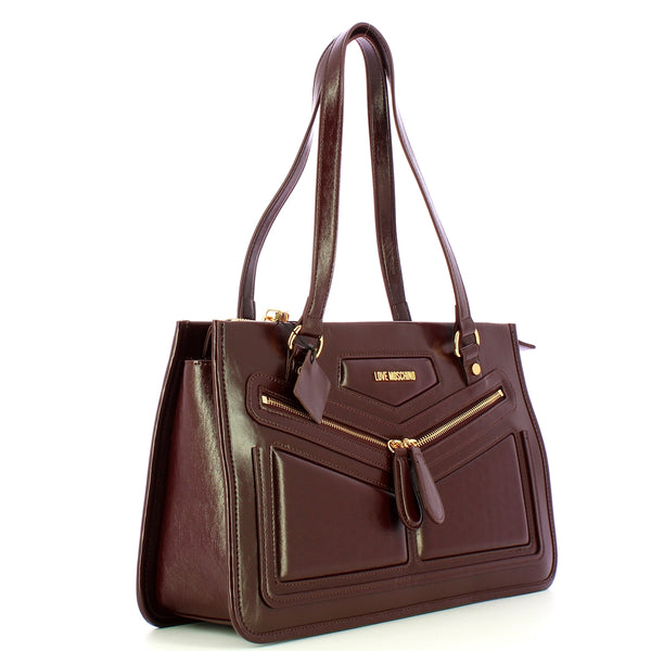 Love Moschino - Borsa a spalla Small Testa Moro JC4353 | Italystation.com Shop Now at italystation.com