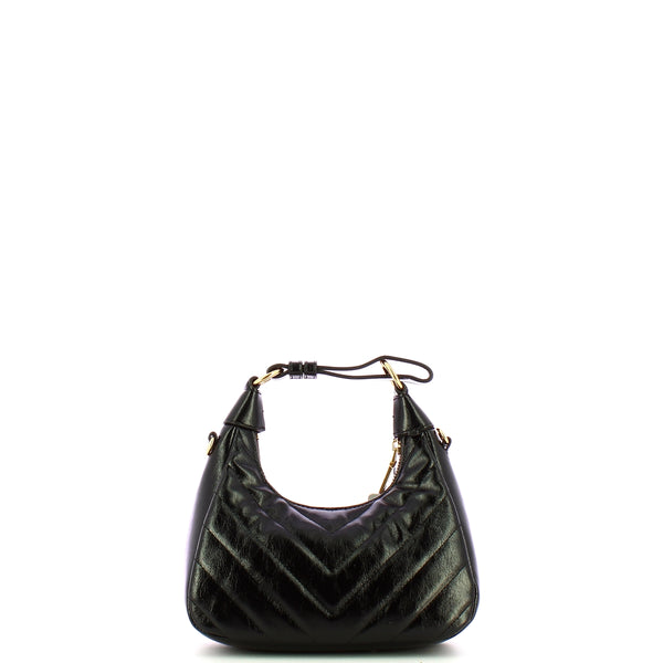 Love Moschino - Sottospalla Quilted Obliquo Nero JC432 | Italystation.com Shop Now at italystation.com