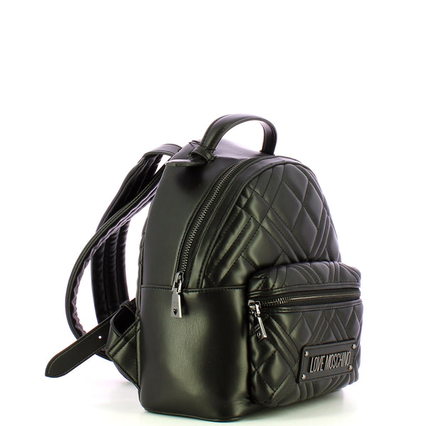 Love Moschino - Zaino Quilted Nero JC4148PP0L NERO | Italystation.com Shop Now at italystation.com