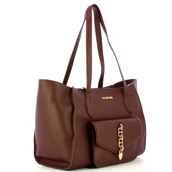 Love Moschino - Borsa a spalla Testa Moro JC4388PP0L | Italystation.com Shop Now at italystation.com