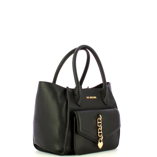 Love Moschino - Borsa a mano Tote Bag Nero JC4387PP0L | Italystation.com Shop Now at italystation.com