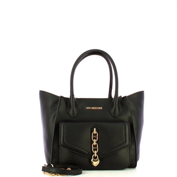 Love Moschino - Borsa a mano Tote Bag Nero JC4387PP0L | Italystation.com Shop Now at italystation.com