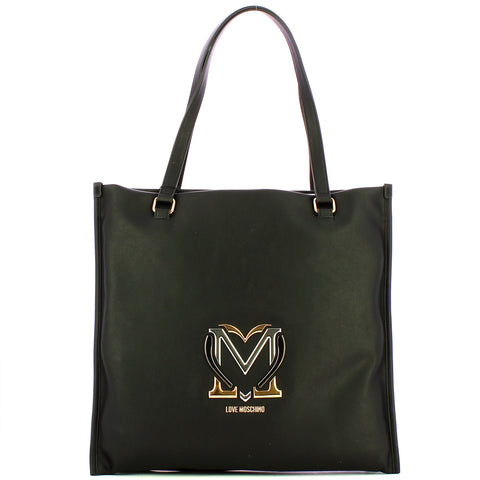 Love Moschino - Shopper Colorful Heart Nero JC4326PP0L | Italystation.com Shop Now at italystation.com
