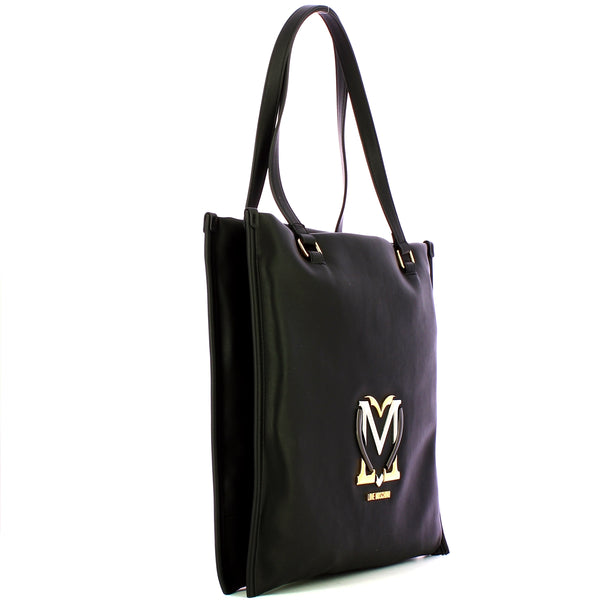 Love Moschino - Shopper Colorful Heart Nero JC4326PP0L | Italystation.com Shop Now at italystation.com