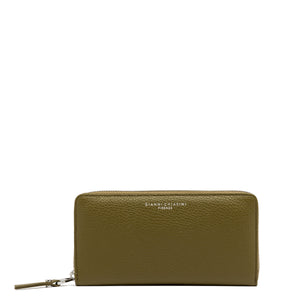 Gianni Chiarini - Portafoglio Wallets Dollaro Large Zip Around Moss - PF 5042 GRN - MOSS