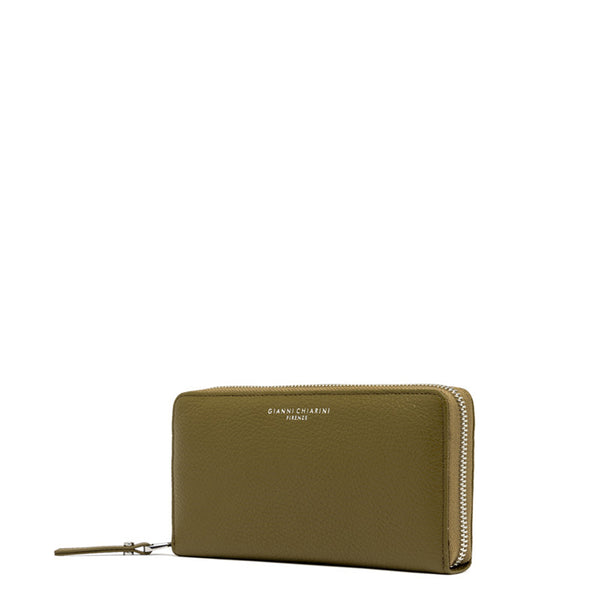 Gianni Chiarini - Portafoglio Wallets Dollaro Large Zip Around Moss - PF 5042 GRN - MOSS