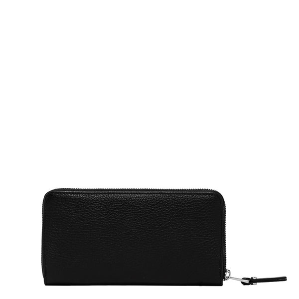 Gianni Chiarini - Portafoglio Wallets Dollaro Large Zip Around Nero - PF 5042 GRN - NERO